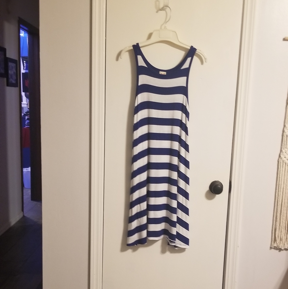Striped sleeveless sundress